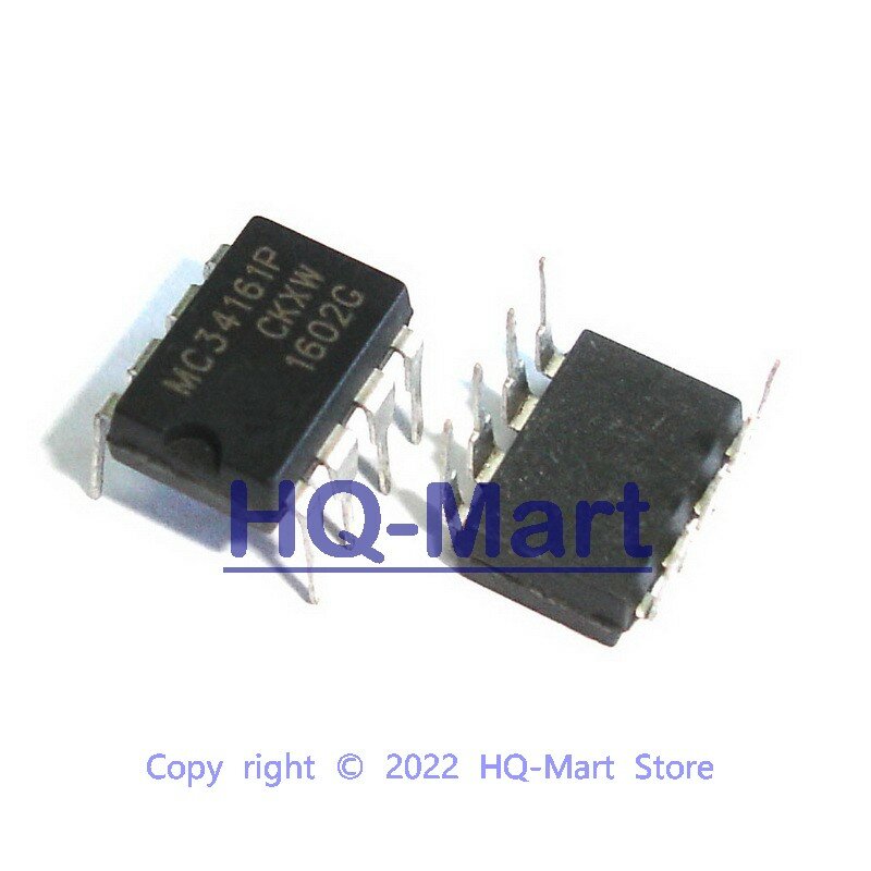 5ชิ้น MC34161P DIP-8 MC34161วงจรรวมมอนิเตอร์แรงดันไฟฟ้าแบบสากล