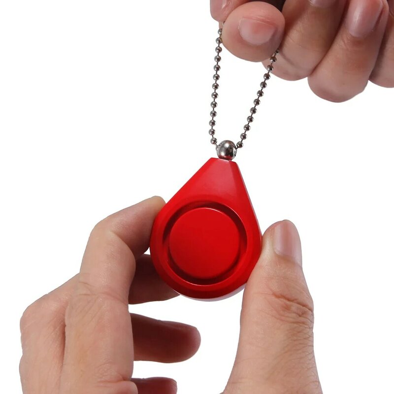 Mini alarma Personal de autodefensa de bolsillo portátil, llavero de seguridad, tipo colgante, dispositivo de emergencia de alerta SOS, 125dB