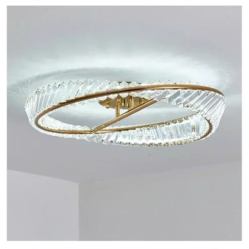 Moderne Led Luxe Kristallen Plafondlampen Voor Woonkamer Slaapkamer Keuken Decoratie Kroonluchters Huis Indoor Plafondlampen Glans