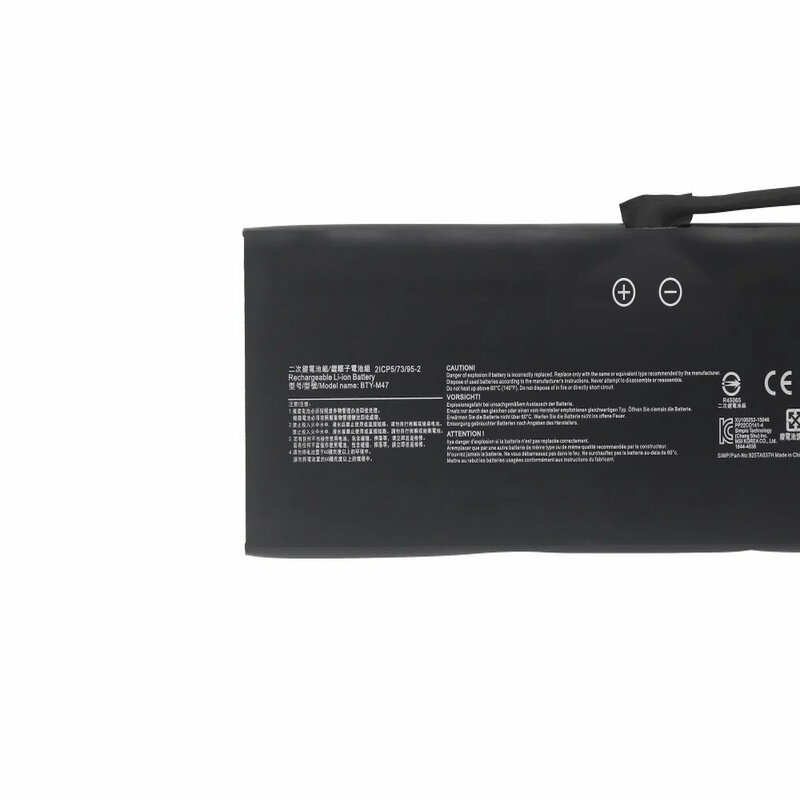 Nouvelle batterie d'ordinateur portable BTY-M47 7.6V 8060mAh pour gelée GS40 GS43 GS43VR 6RE GS40 6QE 2ICP5/73/95-2 MS-14A3 MS-14A1Series