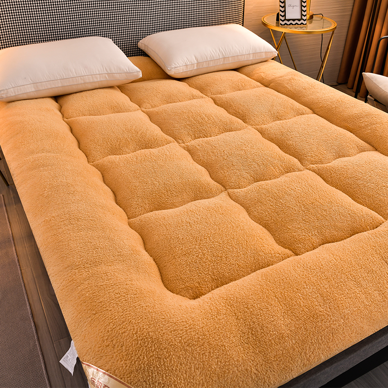 Futon confortable en peluche pliable pour dortoir ou maison, tatami, polymère de sol, coussin, sieste, épais, simple, double, usage, matelas de couchage, lit, mode