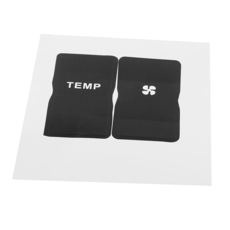 1 buah Set stiker perbaikan tombol pengontrol iklim A/C untuk 987 911 Aksesori stiker tempelan perbaikan