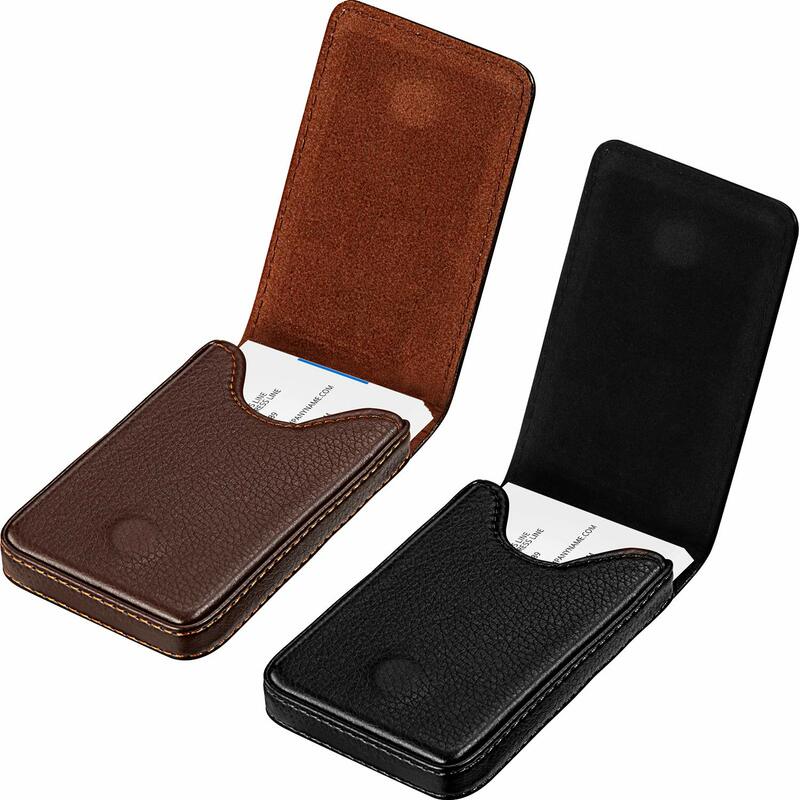 Business Men's Card Holder Magnetic Attractive High Quality PU Leather Business Card Case Name Card Box