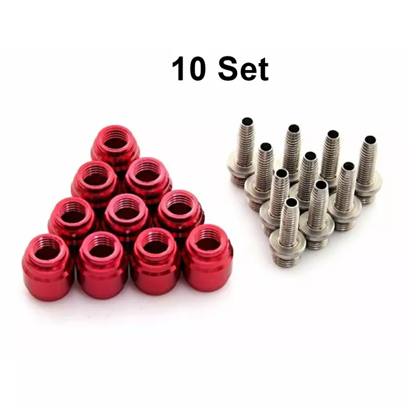 10 Set Loading Head Tubing Brake Oil Needle Olive Head For AVID Stealthama Jig Quick Installation Hydraulic Disc Brake Parts