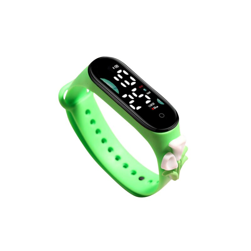 Zegarek dla dzieci bransoletka Multy kolorowe zegarki odpowiednie dla zegarki elektroniczne z wyświetlaczem Led sportowych na świeżym powietrzu z dekoracja kreskówkowa