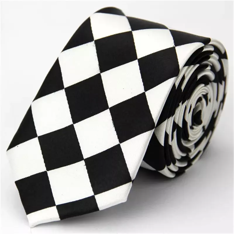 Corbatas delgadas para Hombres y mujeres, Corbata de calavera de Piano rojo y negro, corbatas de boda, accesorios para Hombres, 5cm