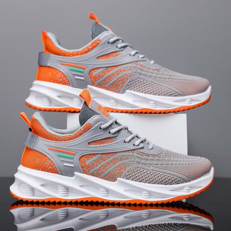 Men's Shoes 2023 New Summer Breathable Labor Protection Construction Site Work Sports Casual Borad Shoes Boys Wear-Resistant