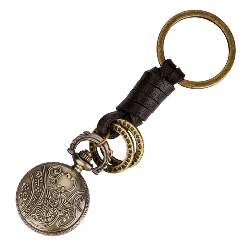 Montre de poche classique à Quartz unisexe, Vintage, avec pendentif, porte-clés, école de magie, à collectionner