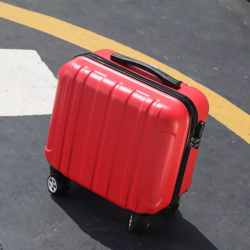 Caja de equipaje para niños, pequeña maleta con contraseña, Maleta de embarque de 18 pulgadas, 054
