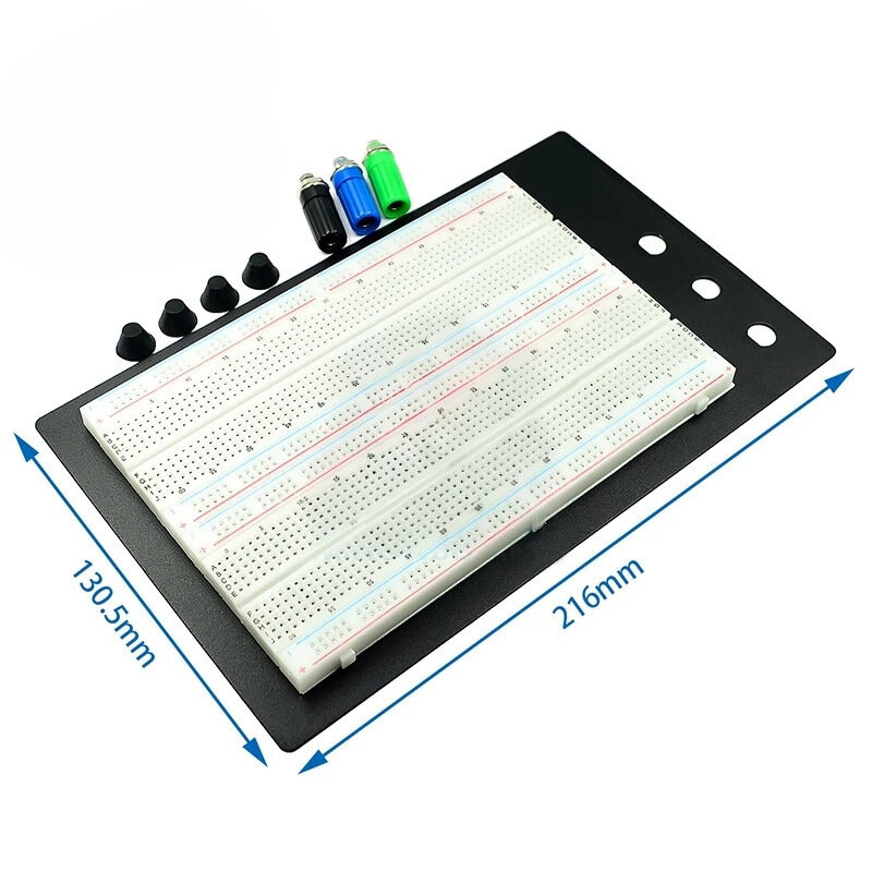 1~10Pcs 1660 Hole Bread Board Experimental Platform Solderless Circuit Test Board ZY-204