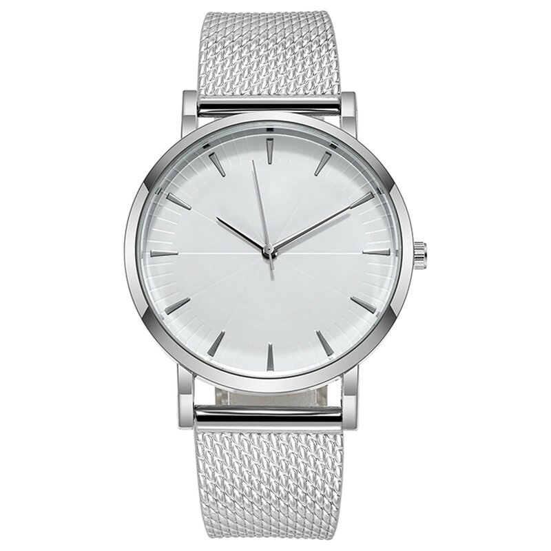 Minimalist Men Fashion Wristwatch Ultra Thin Watches Simple Men Business Stainless Steel Mesh Belt Quartz Relogio Masculino