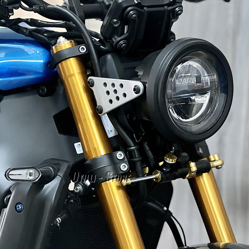 Novos acessórios da motocicleta amortecedor de direção ajustável estabilizador apto para yamaha xsr900 xsr 900 xsr900 xsr 900 2022 2023