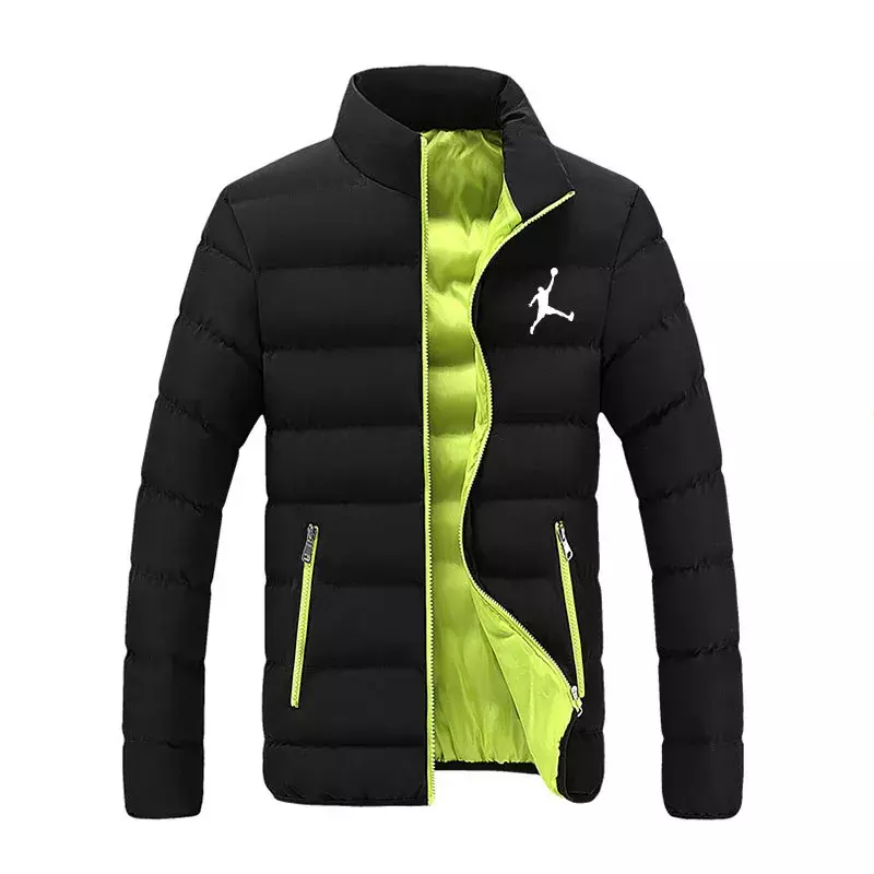 Jaqueta de beisebol à prova de vento com forro zipper masculino, jaqueta Parker Plush, tendência basquetebol, 2023