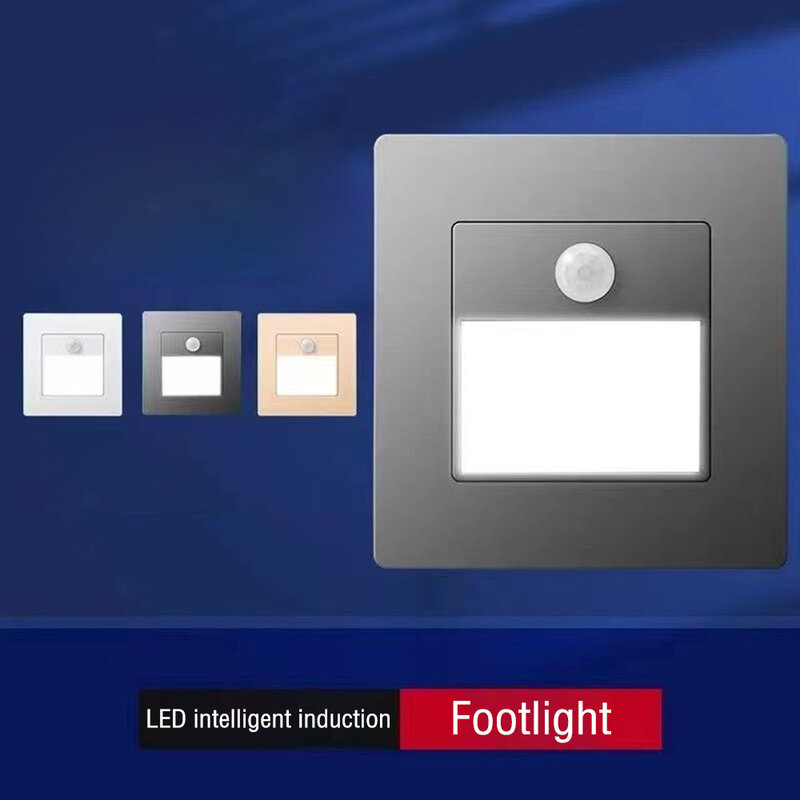 LEDモーション検出器,IRモーションセンサー,人体誘導,階段,寝室の装飾用の埋め込み式照明