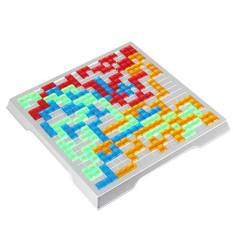 Puzzle Intelektual Papan Blok Permainan Versi Bahasa Inggris Permainan Pesta untuk Anak-anak Mainan Anak-anak Tos Permainan Keluarga 2 Pemain/4 Set Pemain