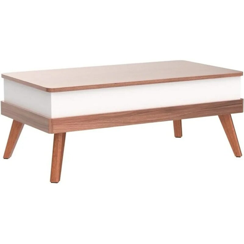 Lift Top Coffee Table, Center Tables with Hidden Storage Compartment, Dining Table for Living Room Reception, Coffee Table