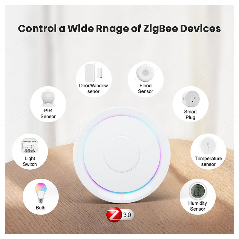 HomeKit-centro de enlace ZigBee para el hogar, controlador remoto de puente inteligente para el hogar, aplicación Tuya Smart Life, funciona con Alexa, Google, Apple