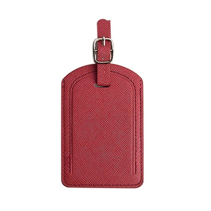 PU Leather Luggage Tag Honeymoon Wedding Bridal Gift Cute Suitcase Tags for Women Men Travel Identification Accessories