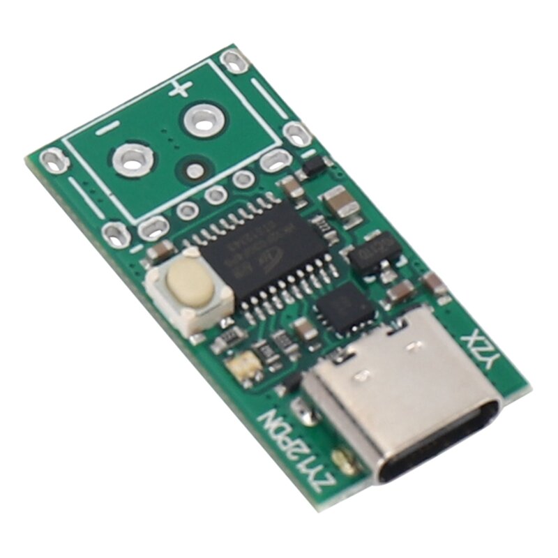USB-C PD2.0/3.0 Ke DC Converter Modul Suplai Daya Perangkap Biaya Cepat Memicu Polling Detektor Tester(ZY12PDN)