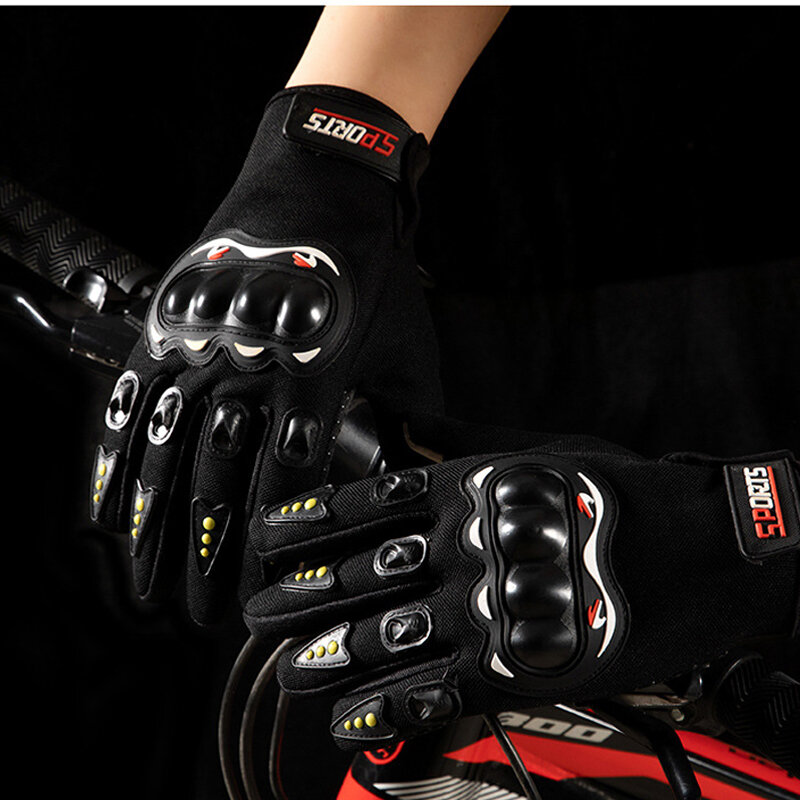 Перчатки унисекс Нескользящие, дышащие теплые для занятий спортом на открытом воздухе, с защитой от ветра, для езды на мотоцикле