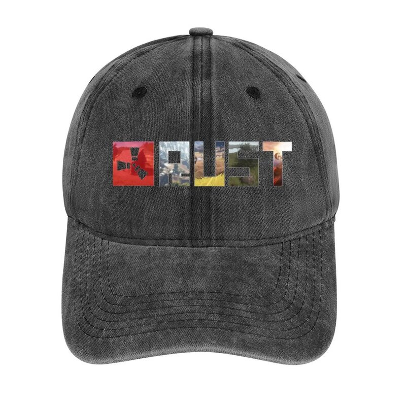 Rust Game Logo Classic Cowboy Hat para homens e mulheres, New Beach Hat, Cosplay Hats