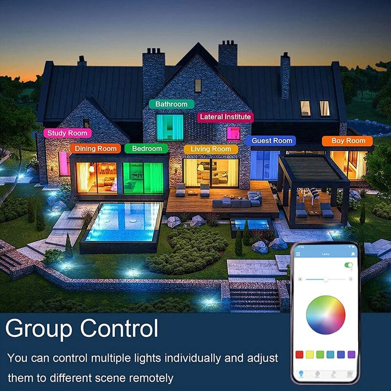 مصابيح السقف الحديثة RGB يعتم المنزل تطبيق الإضاءة بلوتوث 42W 60W مصابيح السقف الذكية مع جهاز التحكم عن بعد AC220V