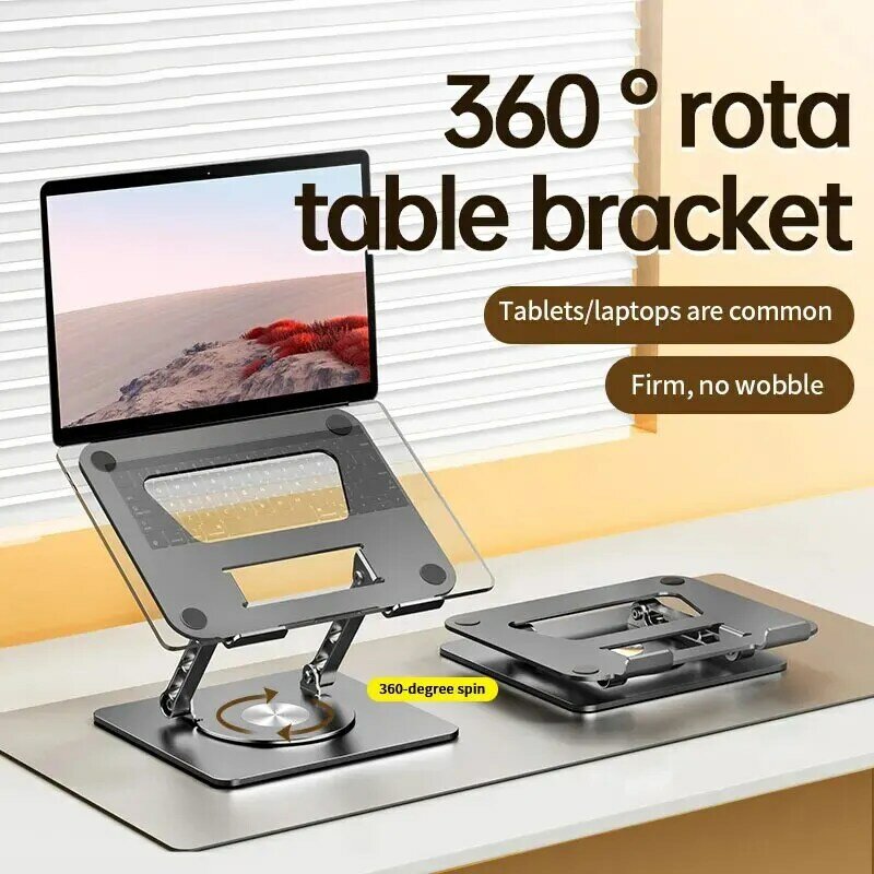 Ls652 laptop ständer aus aluminium legierung faltbar tablet rotale ständer macbook laptop tragbar fold halter halterung