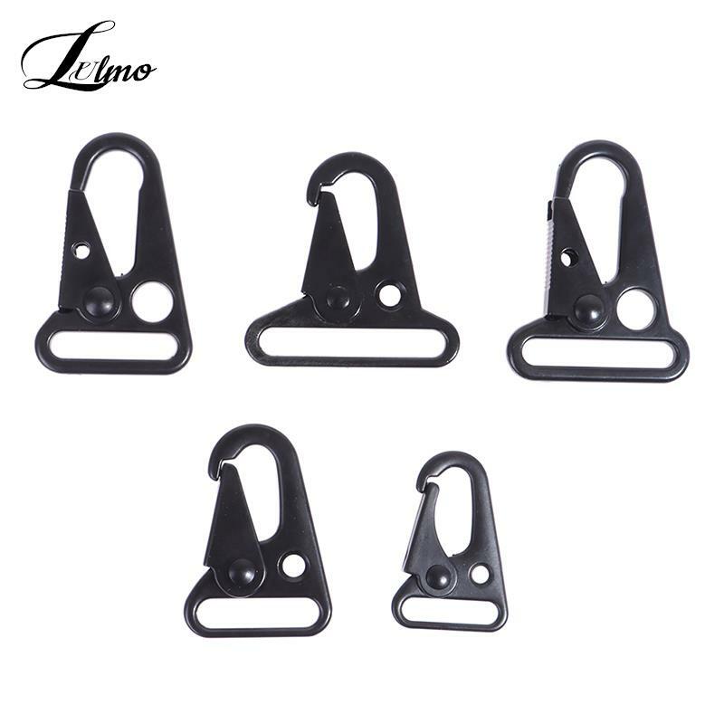 2pcs Eagle Mouth Replacement Hook Belt Carabiner Strap Buckle Outdoor Hanging Carabiner Clips Climbing Aluminum Alloy Tool
