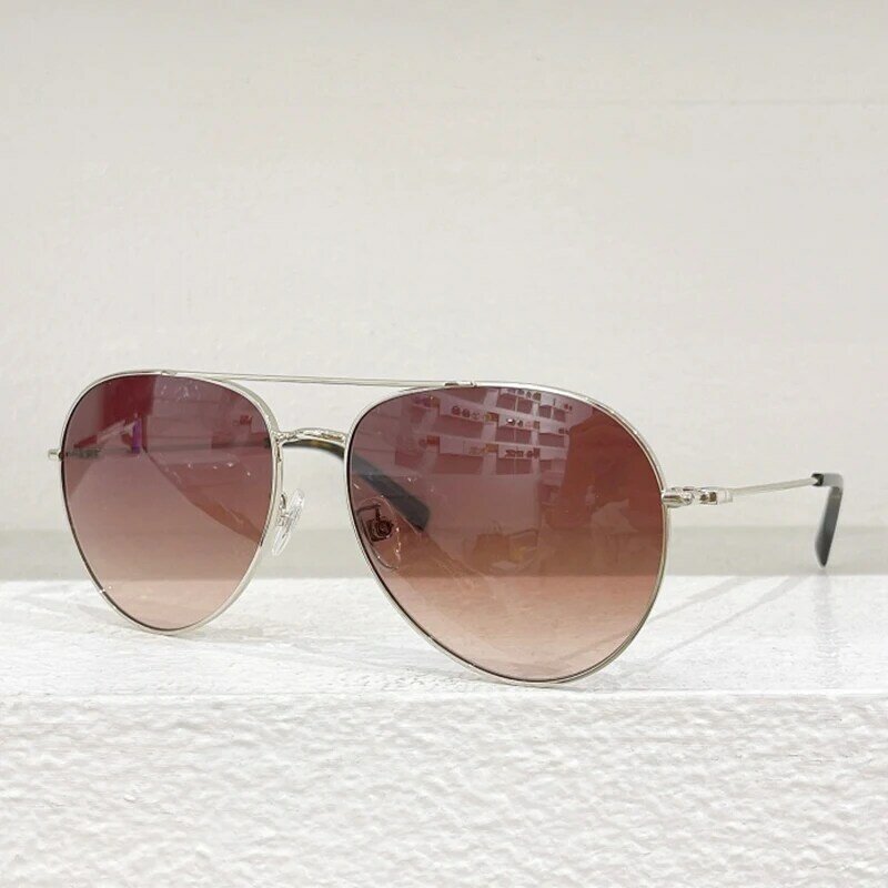 Óculos de sol Double Beam para homens e mulheres, GV7196GS, óculos de titânio artesanais, óculos de proteção UV, moda ao ar livre, alta qualidade, original