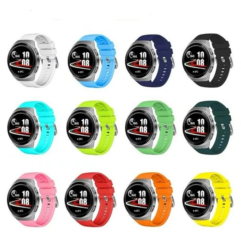 Correas de reloj de silicona para Huawei Watch GT 2e, pulsera deportiva para Huawei Watch GT 2e, accesorios de correa reemplazable de 46mm