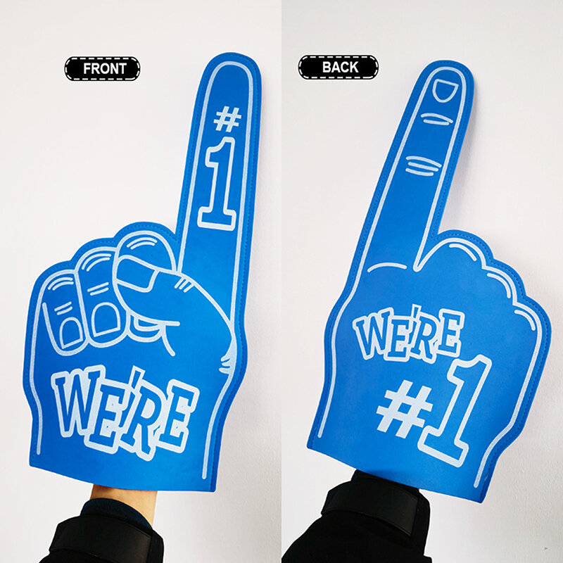 1pcs Universal Large Foams Fingers Cheerleading Props Hand Sports Event Cheering Palm Party Props Number 1 Foam Fan Finger