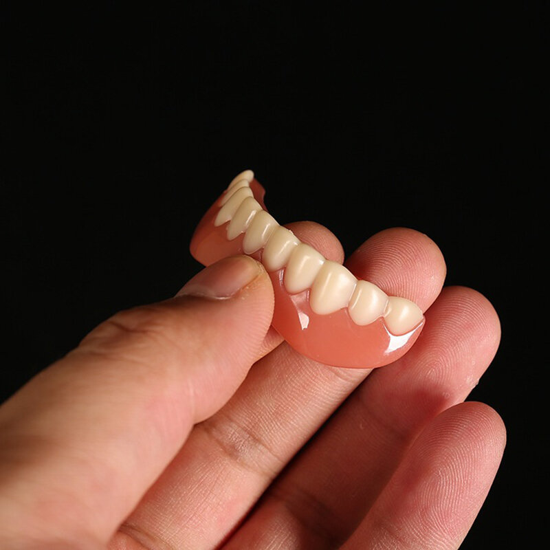 Facettes dentaires en silicone pour fausses dents, placage supérieur et inférieur, pâte confortable, dents orthodontiques