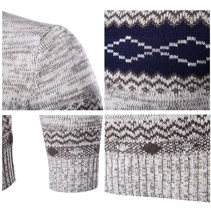Pullover di alta qualità Homme maglieria calda 2021 nuovi maglioni autunno inverno pullover Casual Navy maglione lavorato a maglia a maniche lunghe da uomo