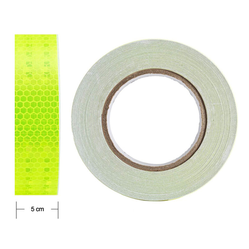 5cmx25m/Roll Reflective Tape Sticker Self-adhesive Car Safety Warning