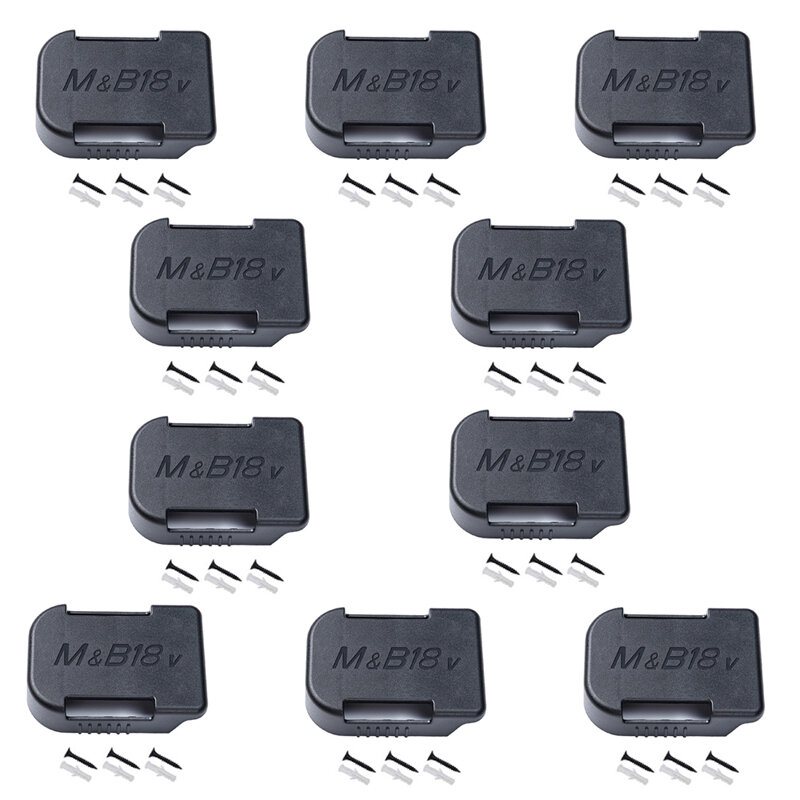 5/10PCS Tool Power Battery Holder for Makita for Bosch 18V Li-ion Battery Wall Mounts Battery Storage Stand for MAKITA for BOSCH