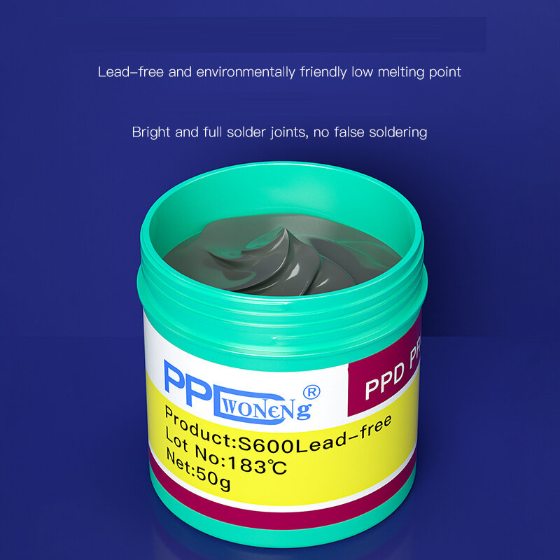 PPD Lead-free Solder Paste Low Medium High Temperature Melting Point 138 158 183 217°C Welding Flux For BGA Rework Station
