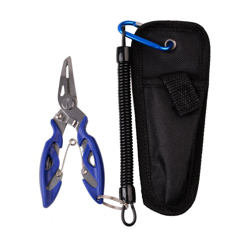 Vissen Tang Scissor Braid Line Lure Cutter Hook Remover Tackle Tool Snijden Vis Gebruik Tang Zwart Blauw Oranje Geel Schaar