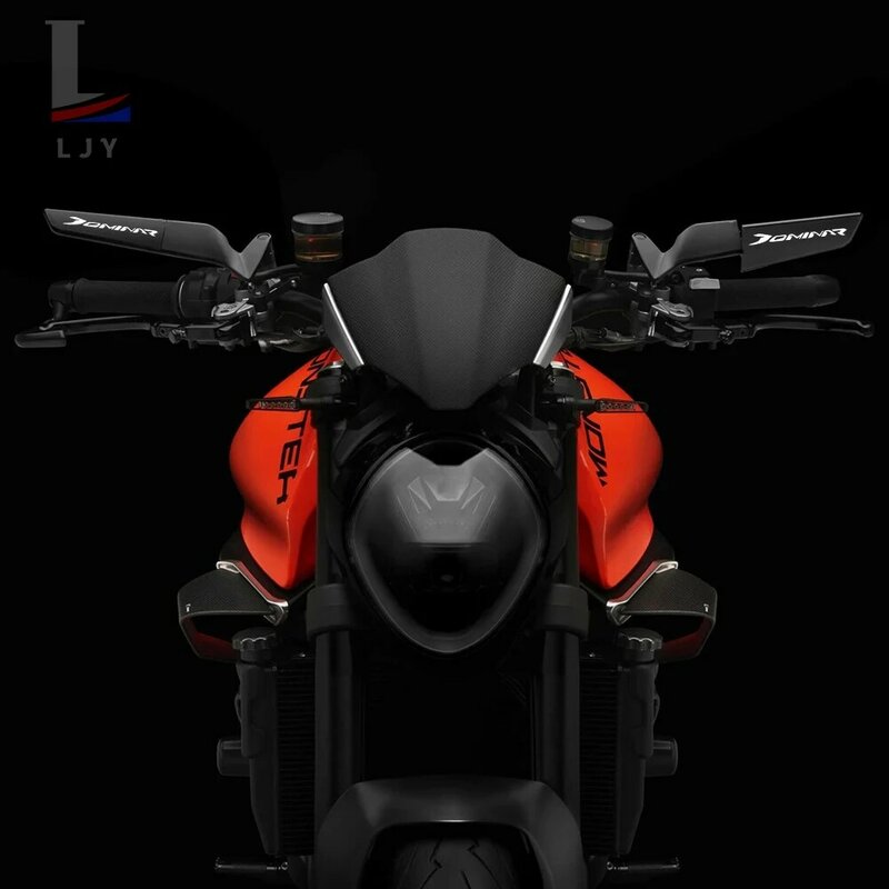 Motocicleta Stealth Winglets Espelho Kit, girar espelhos ajustáveis, apto para Bajaj Dominar400, Touring 200, 250