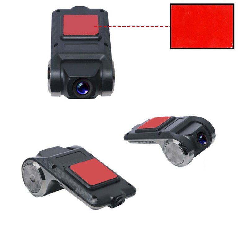 Câmera única para condução de carro, Electronic Dash Cam, USB DVR, Gravador de Vídeo Digital, 1080P HD, Navegação, USB