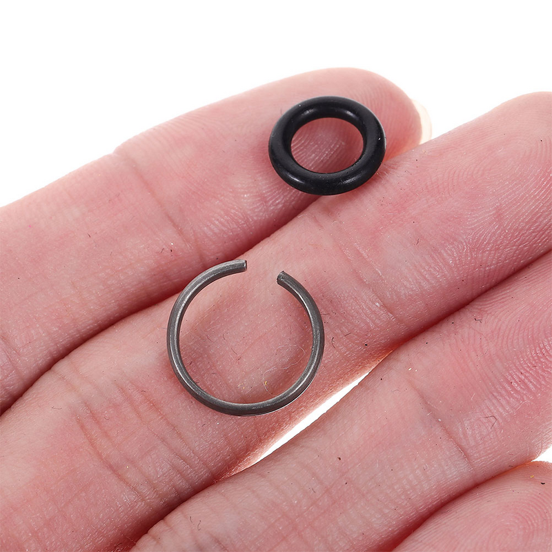 5 zestawów pierścieni do kluczy O-ringi uderzające w klip mocujący nakładki na kaftan gumowe klucze blokujące