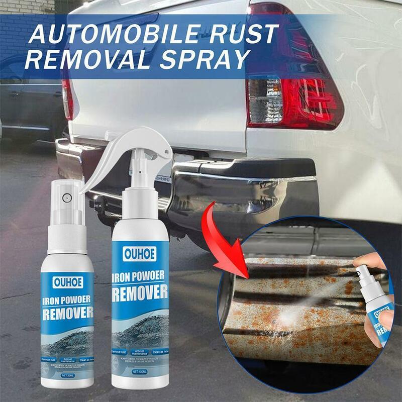 100Ml Derusting Spray Met Handdoek Metalen Reiniger Reiniging Roest Spray Ijzer Poeder Auto Verwijderaar Onderhoud O9r0