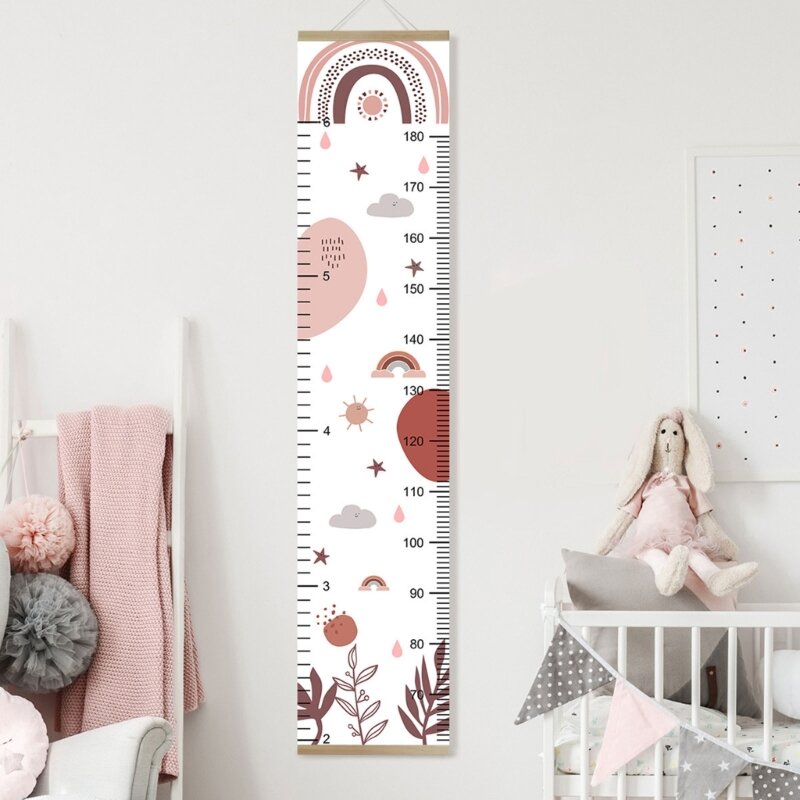 Cartoon Height Ruler on the Wall Perfect Gift for Kids' Growth Journey
