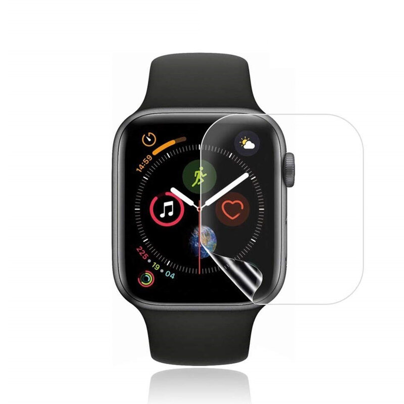 Película Protetora Completa para Apple Watch, Protetor de Tela, Transparente, Não Vidro, 7, 6, SE, 5, 4, 45mm, 41mm, 40mm, 44mm, 3, 2, 1, 38 milímetros, 42 milímetros