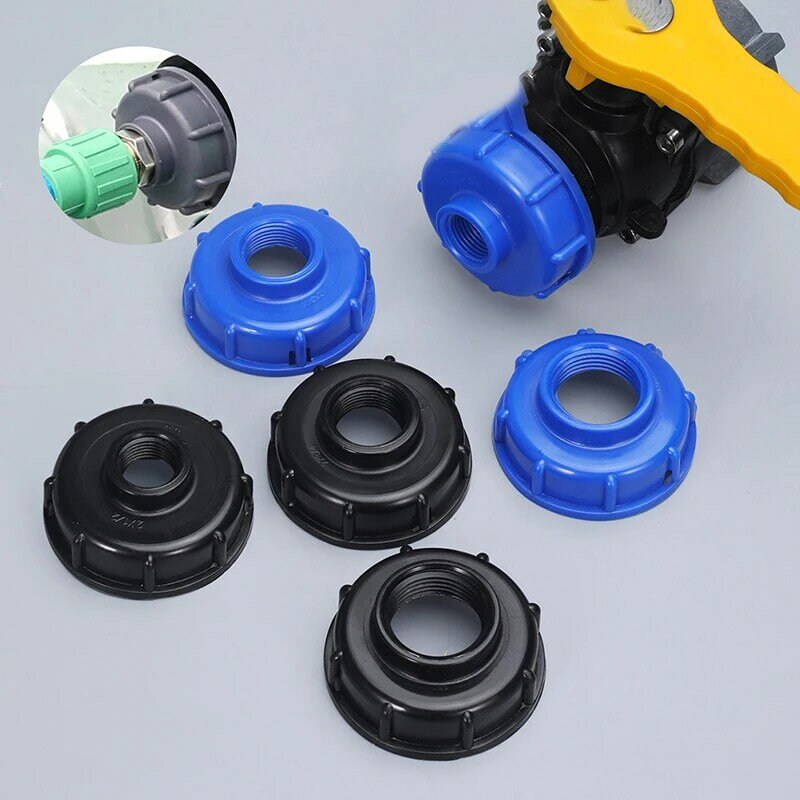 1/2" 3/4" 1" Female Thread IBC Tank Adapter S60 Water Tap Connector Valve Fitting Garden Irrigation Connection Tool Replacement