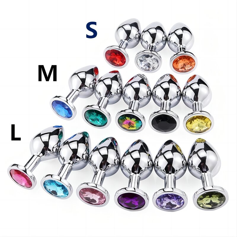 Anal Plug Sex Toys Mini Round Shaped Metal Stainless Smooth Steel Butt Small Tail Female/Male Dildo Intimate Goods