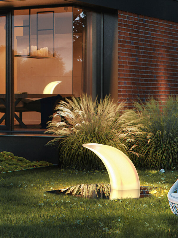 月の形をした防水屋外照明,庭,パティオ,または屋外での使用に最適なライト