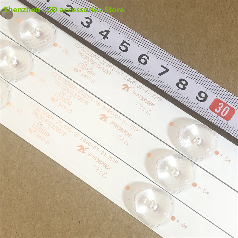 LED backlight for Shine On 2D02296 Rev.e Light bar 100% new