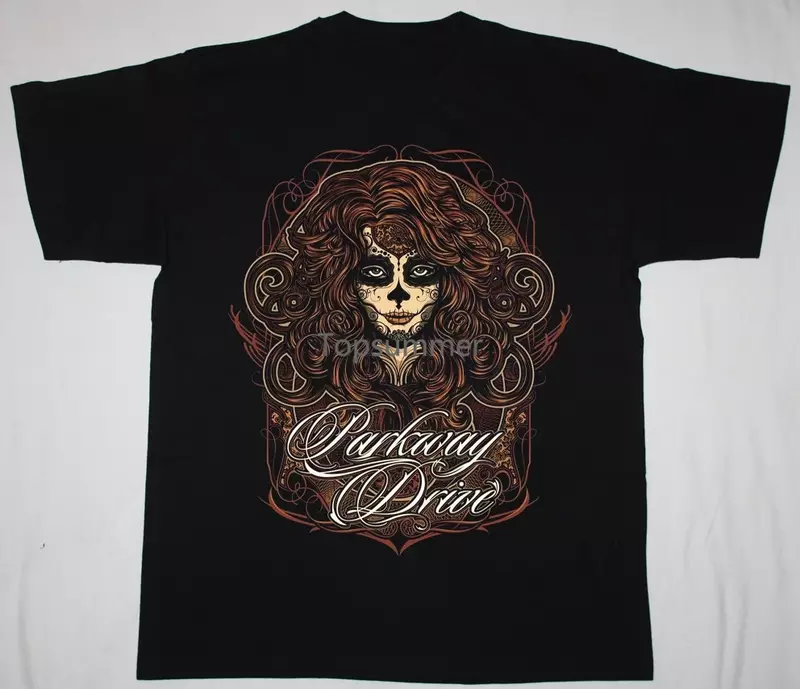 Parkway Drive Graphic T Shirt para Homens, Algodão Preto, Fans Gift, Hc816, S para 5XL