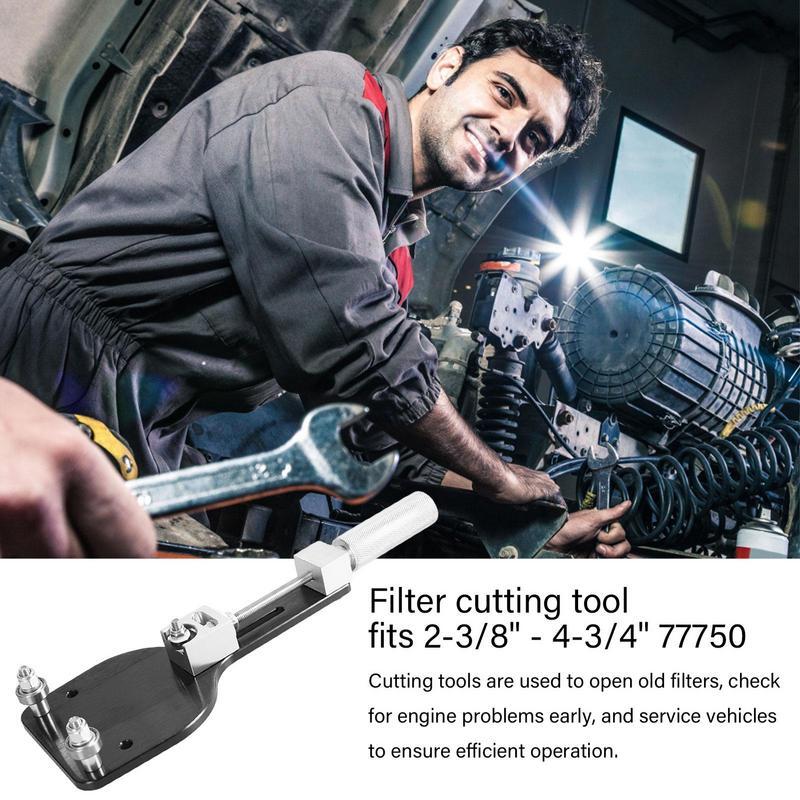Auto Oliefilter Onderhoud Gereedschap Olie Filter Cutter Snijgereedschap Aluminium Vervanging Draagbare Motor Inspectie Tool