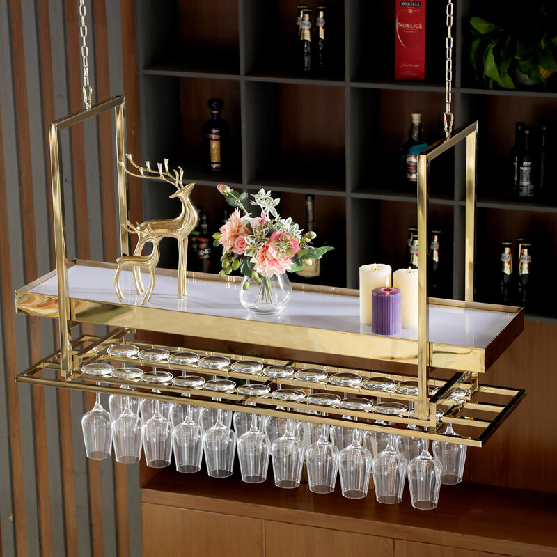 Aesthetic Modern Wine Cabinets Mounted Corner Industrial Restaurant Bar Cabinet Retail Shelves Stojak Na Wino Home Furniture